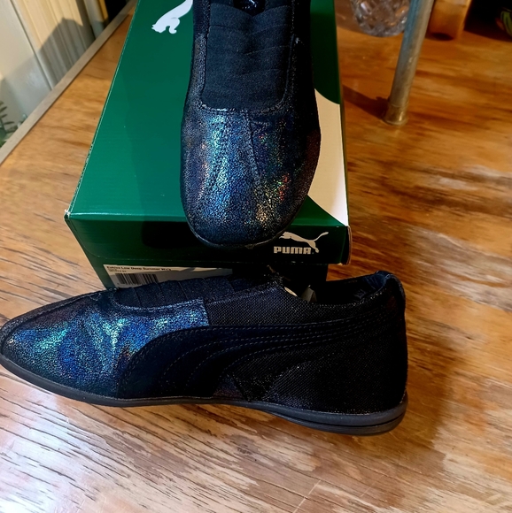 Black Puma Eskiva Sneakers Wmns 7.5M - Picture 2 of 7